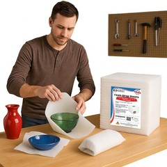 100 Foam Wrap Cushioning Sheets 12x12x1/16 packing materials for fragile items