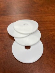 Teflon Washer Spacer 3-1/2″ OD x 1/4″ ID x 1/16″ thick 4 Pack
