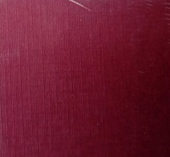 DUO-TANG Clear Front Report Cover 4 Burgandy Linen 3-hole Printable 75 sheet
