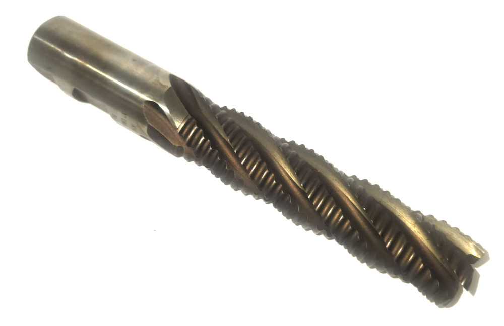 1″ Cobalt Roughing End Mill, Long, 4″ Flute, 1″ Shank, 6″ OAL (UE-9-D-2)
