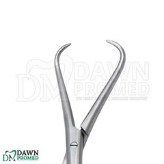 Bone Reduction Forceps 8″ Curved Pointed Tips Gold Plated Orthopedic German Gr