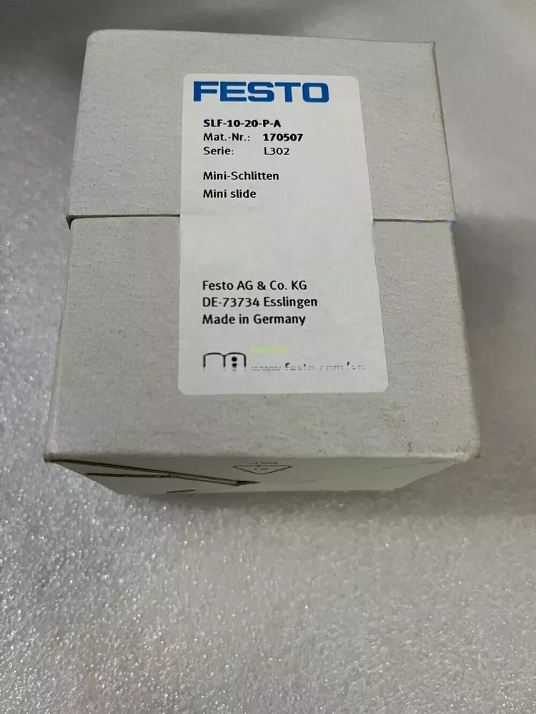 Festo SLF-10-20-P-A 170507 slide stage New One SLF1020PA