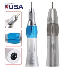 Dental Inner & External Water Spray Straight Nose Cone Low Speed Handpiece DL