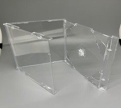 10 Top Quality 10.4mm Rare Brilliant Double 2CD Jewel Case, Super Clear,BR2CD-SC