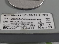 Sonosite HFL38/13-6 MHz Transducer