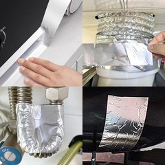 Aluminum Foil Tape 2″ x 65ft | 3.9 Mil High-Temp HVAC Tape for Ductwork & Vents