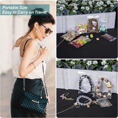Small Plastic Bags Mini Zip Lock Bags for Jewelry Pill Candy Assorted 500 Pcs