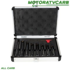 ALL-CARB 8Pcs 3/4″ Shank Indexable Boring Bars 90 Degree Round Shank Boring Bars