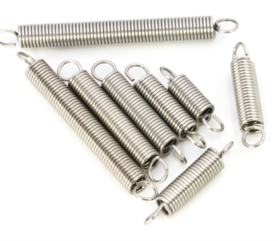 0.4mm Wire Dia. 4mm Outside Dia. Extension Springs 304 Stainless Steel