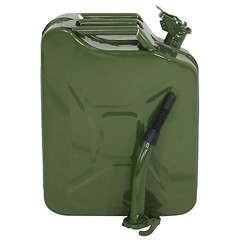 2x Jerry Can oil Tank Steel 5Gallon 20L Army Backup Military Green