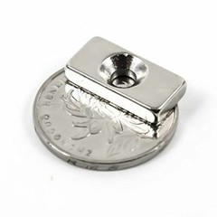US N35 Hole Rare Earth Magnets Strong Block Magnetism Neodymium Square Disc Lot