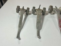 Vtg Lot 4 Marshalltown Skate Wheel Joint Raker Tool Bricklayer Masonry