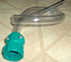 1/2″ CLEAR drain hose Dehumidifier DISCHARGE TUBE w End Connector BY THE FOOT