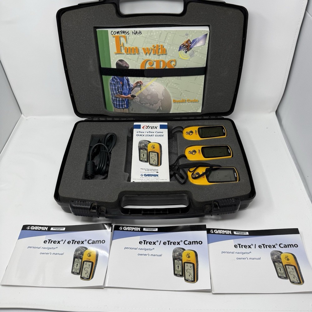 Forestry Suppliers GPS/GIS F.I.E.L.D. Kit w/ (3) Garmin eTrex Navigators & Case