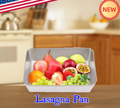 Baking Sheet Rectangular Cake Pan Restaurants Stainless Steel Lasagna Pan Home