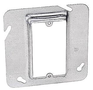 Steel City 72 C 14, Square Box Cover, Stl Cvr 5Cu-In 4-11/16X3/4 Raised, 1 PC