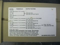BARBER COLMAN 122B-10017-031-1-00 CONTROLLER, 120/240 VAC, 120 Series
