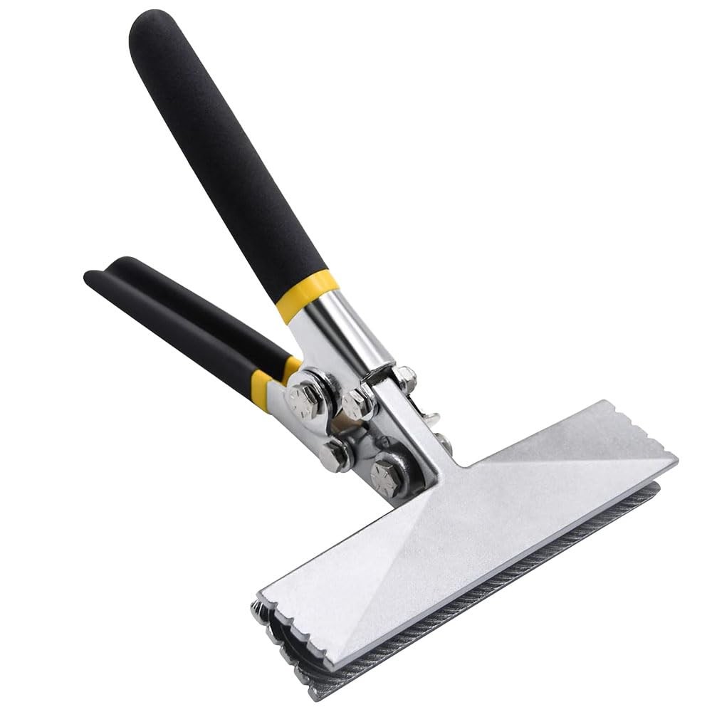 6 Inch Hand Seamers Sheet Metal as picture shown, Silver, Black, Yellow