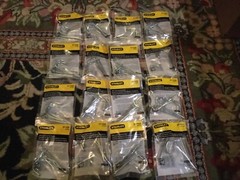 Hanger hook WIRE COAT & HAT HOOKS loose lot OF 32 PCS STANLEY 57-7325 SP7083
