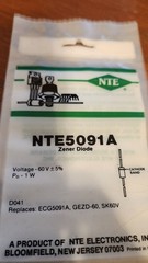 NTE 1W ZENER DIODE SELECT VOLTAGE FROM MENU