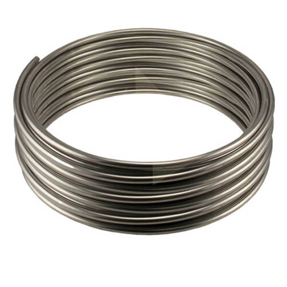 1meter 316 Stainless Steel Tube Coil Pipe Hollow Duct 2/3/4/6/8/10/12mm 1/8-1/2