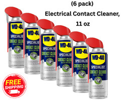 WD-40 Specialist Electrical Contact Cleaner, 11 oz – Pack of 6 ( Free Shipping )