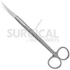 Dental Surgical Medical ENT Scissors Kelly Curved 7″ Sharp/Sharp German Grade