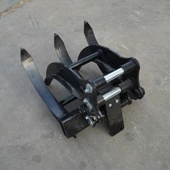 Mini Excavator Grapple Attachment – Heavy Duty Log & Brush Grabber for 0.8-1.5 T