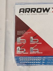 ARROW High Carbon Steel Heavy-Duty Staple: 3/8″ Leg Length 4 Packs #506