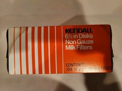 Kendall New Farm Milk Filter 6 1/2″ Strainer Discs In Damaged Box (100x) (NIDSB)