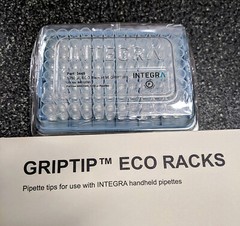 4 Cases Integra 1250ul GripTip 3445 Pre-Sterilized 10 ECO Racks of 96tips