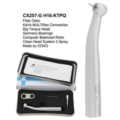 COXO Dental High Speed Fiber Optic Handpiece Turbine KaVo Coupler 4 Hole 6 Pin