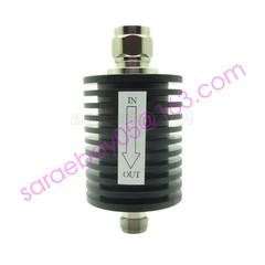 Round RF Coaxial Attenuator 5W-50W 1dB-50dB N Type Male to Female 3.0GHz 50 Ohm