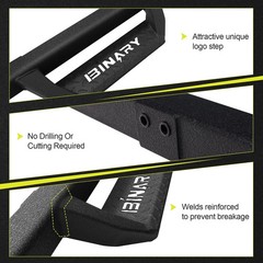 BINARY STAR Running Boarads Compatible with Vehicle 2022-2026 Toyota Tundra Crew