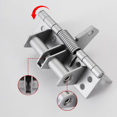 90 Degree Stop Spring Loaded Hinge Automatic Self-Closing Hidden Door Hinge