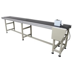 Electric PVC Conveyor Belts System 118in Length 15.7in Width Adjust Speed 110V