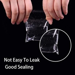 Clear Resealable Cellophane Bags Adhesive for Jewelry Candies Cookies Decorative