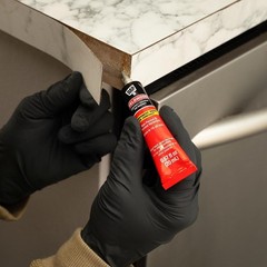 Permanent Bond Contact Cement for Wood and Plastic, 0.67 Oz, Water Resistant