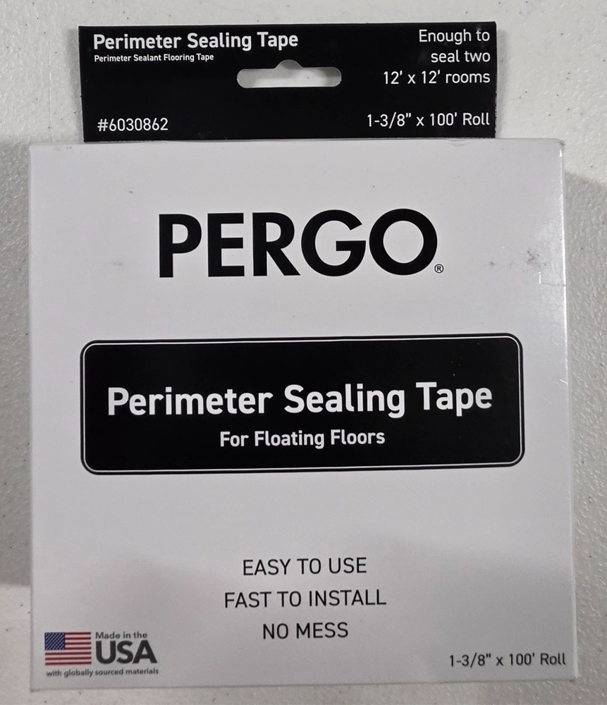 Pergo Sealing 1.375 in. x 100 ft. Indoor Waterproof Flooring Tape Rolls
