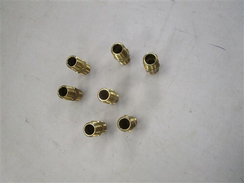 BRASS HEX THREADED NIPPLE 3/4″ SET OF (7) PLUMBING