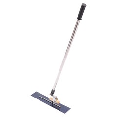 Long Handle Concrete Trowel Cement Surface Smoothing Tool w/ Finishing Shoes NEW