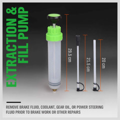 200Cc Fluid Extractor, Extraction & Fill Pump, Fluid Syringe Pump Manual Suction