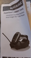 NEW IN BOX Datalogic Powerscan PM9501-DHP910RBK10 Barcode Scanner Kit