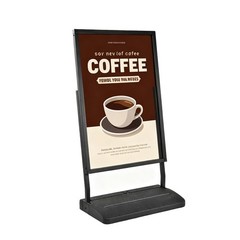 24″x36″Heavy-Duty Double-Sided Floor Standing Sign Holder Outdoor/Indoor Display