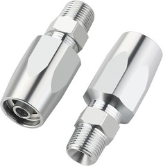 3/8” Reusable Hydraulic Hose Repair Fittings 2PCS