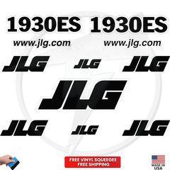 Fits JLG 1930ES Main Decals Scissor Lift Stickers – Free Shipping