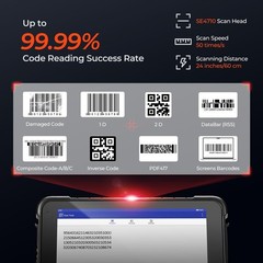 Zebra SE4710 Rugged Tablet 8” Barcode Scanner Android 14 8GB 128GB IRT01P