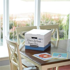 Bankers Box 0724303 R-Kive Storage Box, 12 x 10 x 15, Letter/Legal White