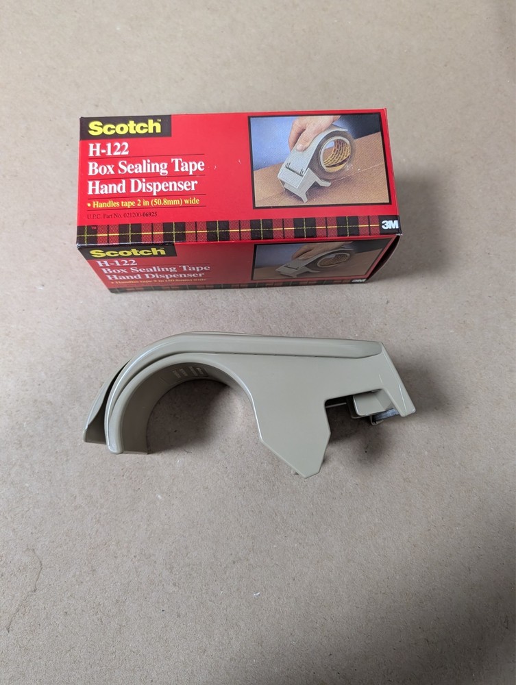 Scotch H-122 Box Sealing Tape Hand Dispenser – Handles tape 2 in (50.8mm) wide