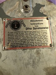 Dillon Dynamometer 20000 lbs Capacity